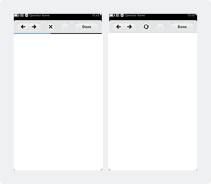 Progress bar in a sheet