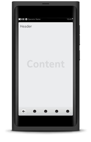 Application basic view with Toolbar