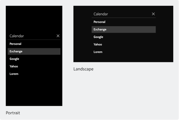 Opening an object menu