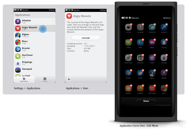 Uninstalling app flow