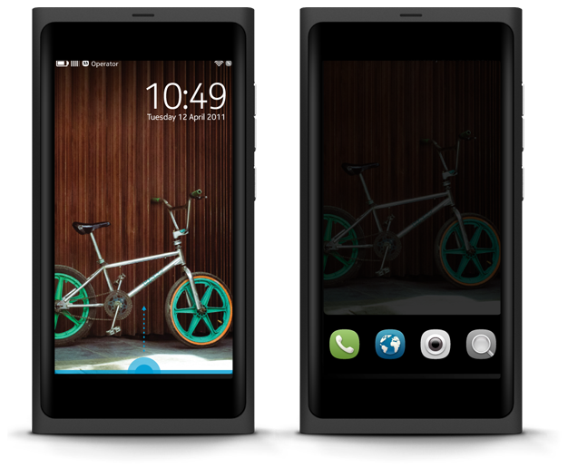Reveal quick launcher by swiping up from the bottom