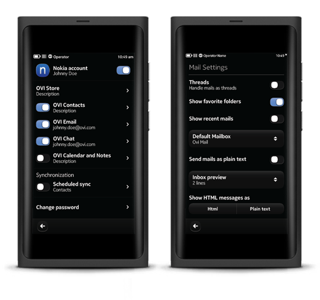 New Nokia account flow